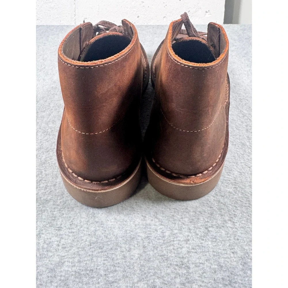 Clarks Bushacre 3 Mens Beeswax Brown Leather Chukka Desert Boots 10.5 M